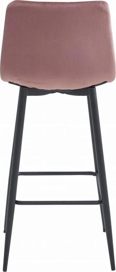 Leobert Baro kėdės su aksominėmis sėdynėmis, tamsiai rožinės, 104 cm, 4 vnt.