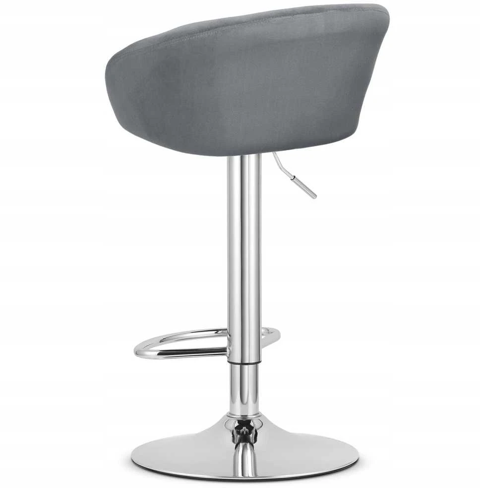 Leobert Baro kėdė EAST, reguliuojamo aukščio, pasukama, pilka, 81–103 cm, 2 vnt.