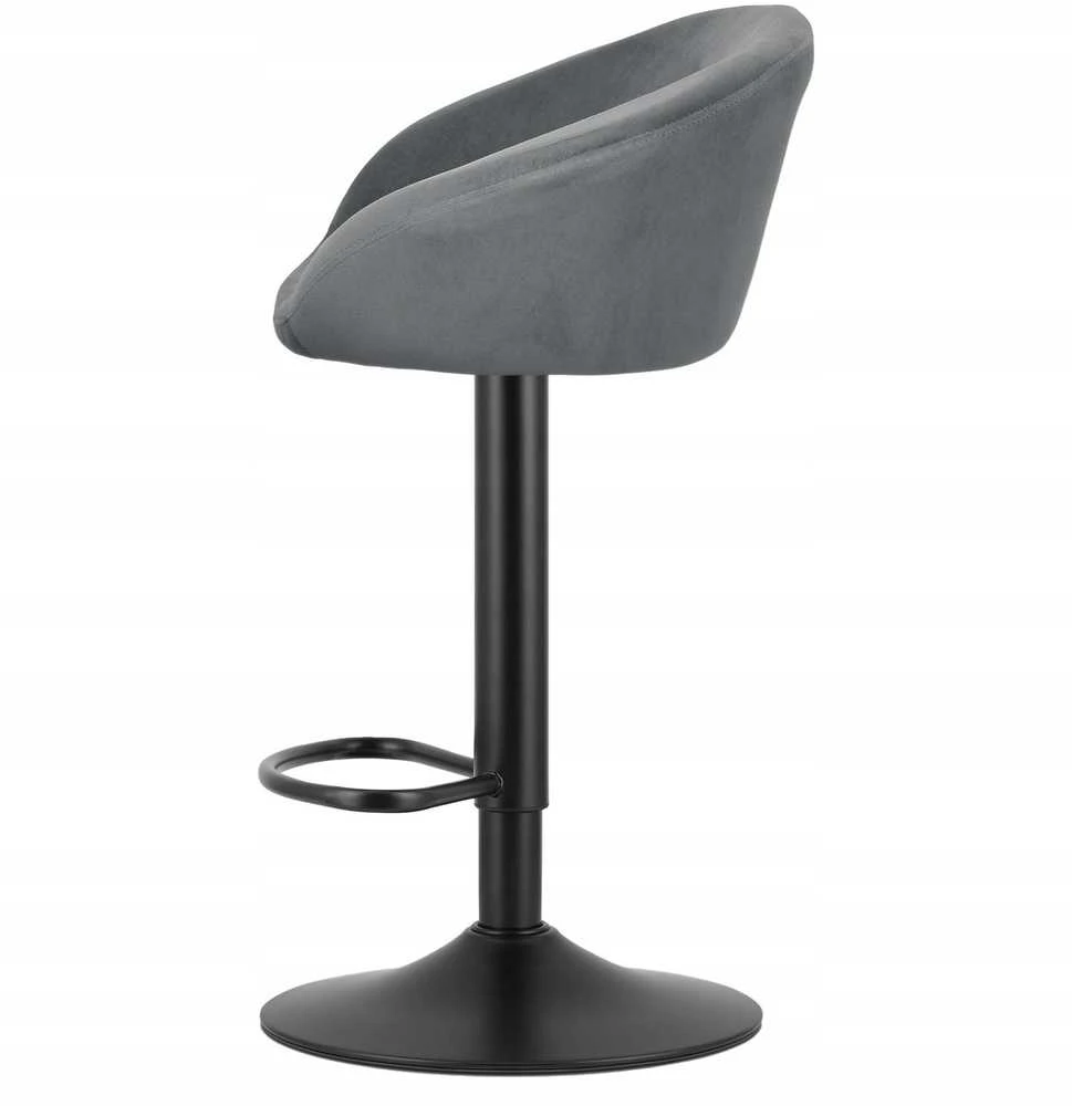Leobert Baro kėdė, reguliuojamo aukščio, besisukanti, pilka, 81–103 cm, 2 vnt.