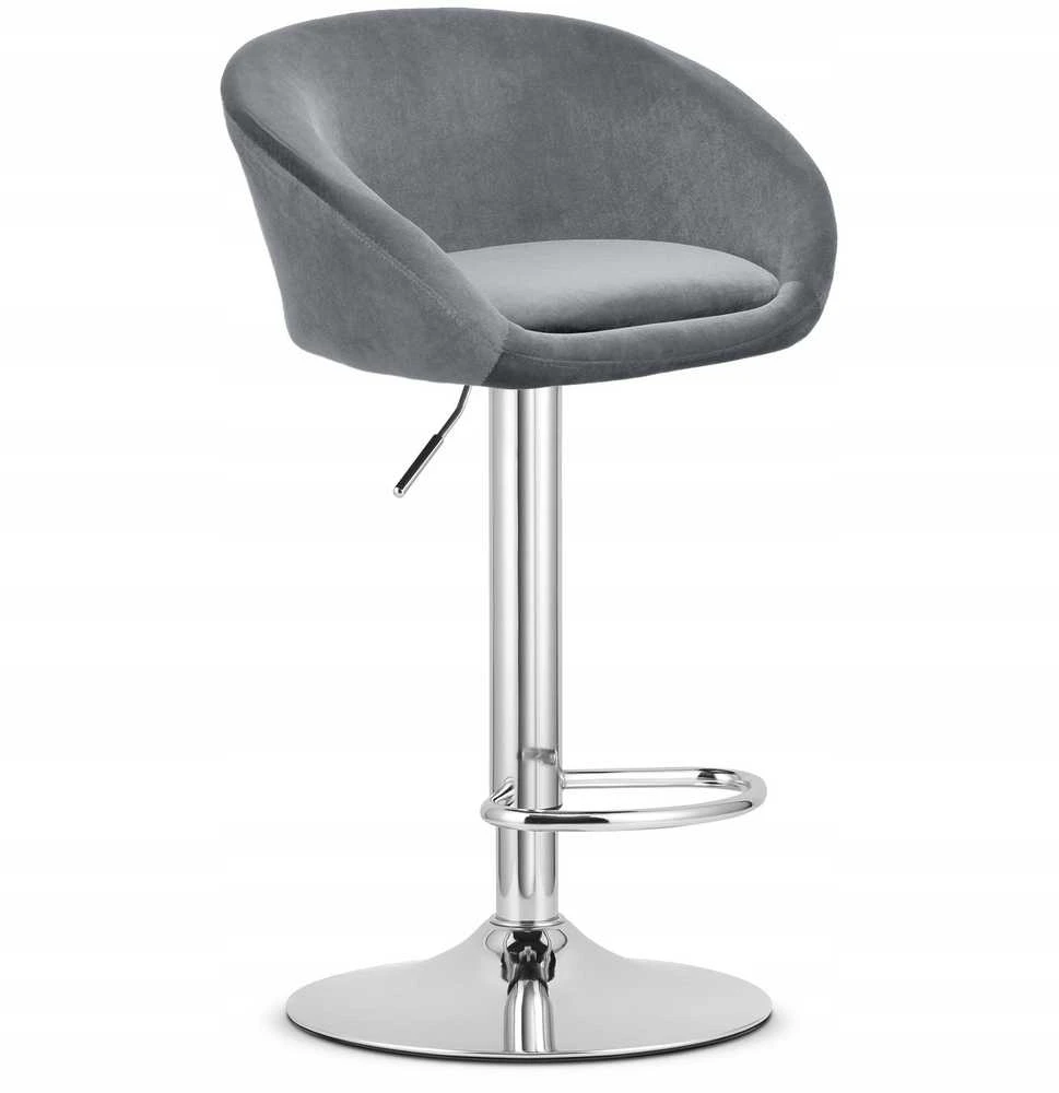 Leobert Baro kėdė EAST, reguliuojamo aukščio, pasukama, pilka, 81–103 cm, 2 vnt.