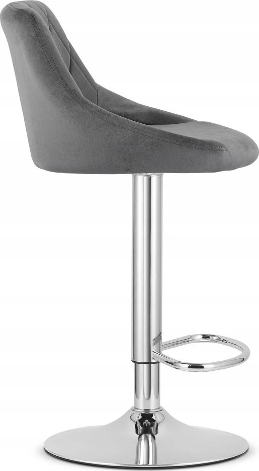 Leobert Baro kėdė KAST, sukama, reguliuojamo aukščio, pilka, 85–105 cm