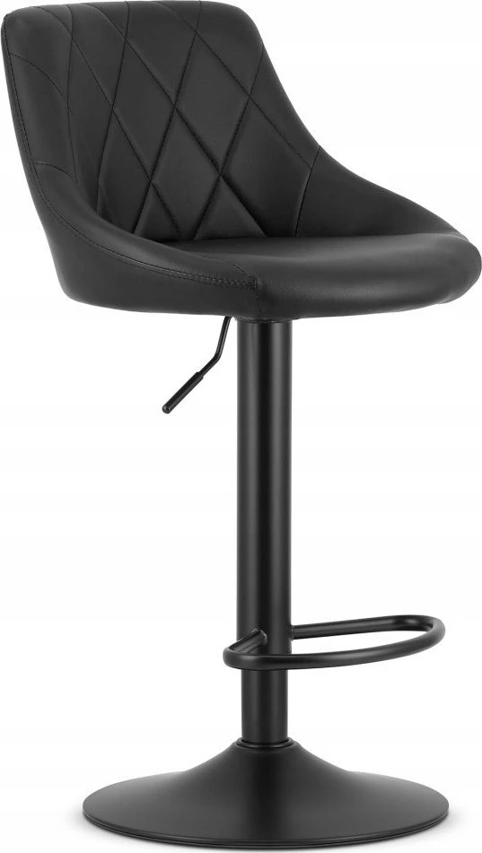 Leobert Baro kėdės KAST, reguliuojamo aukščio, pasukamos, juodos, 85–105 cm, 2 vnt.