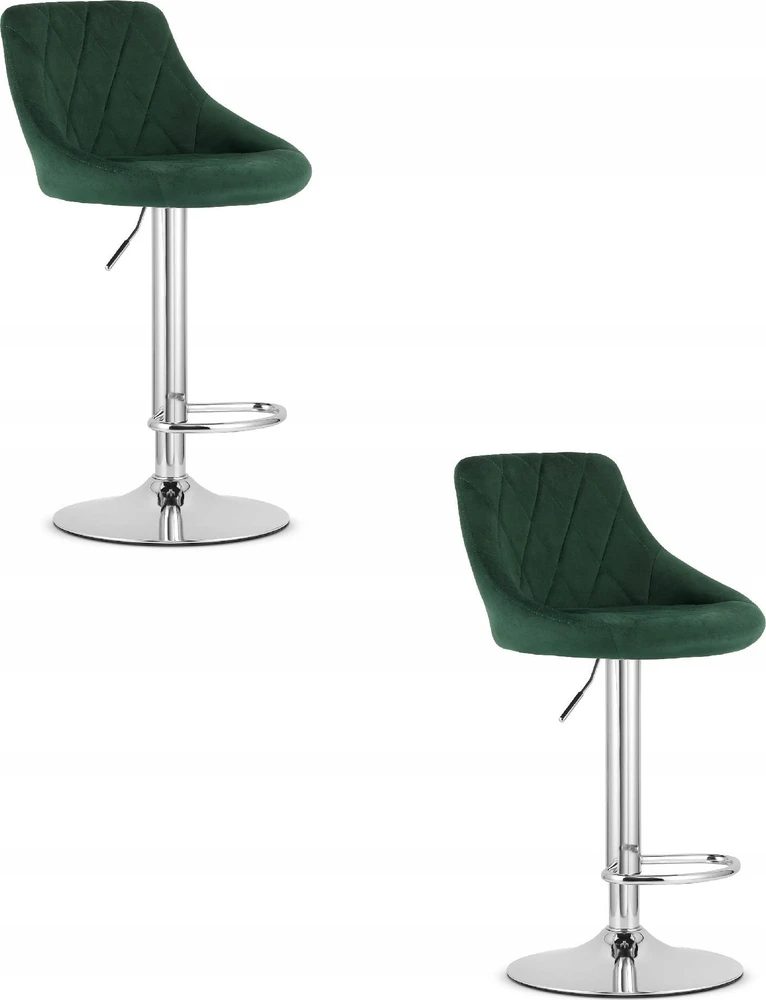 Leobert Baro kėdė KAST, reguliuojamo aukščio, besisukanti, žalia, 85–105 cm, 2 vnt.