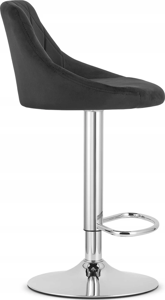 Leobert Baro kėdės KAST, reguliuojamo aukščio, juodos, 85–105 cm, 2 vnt.