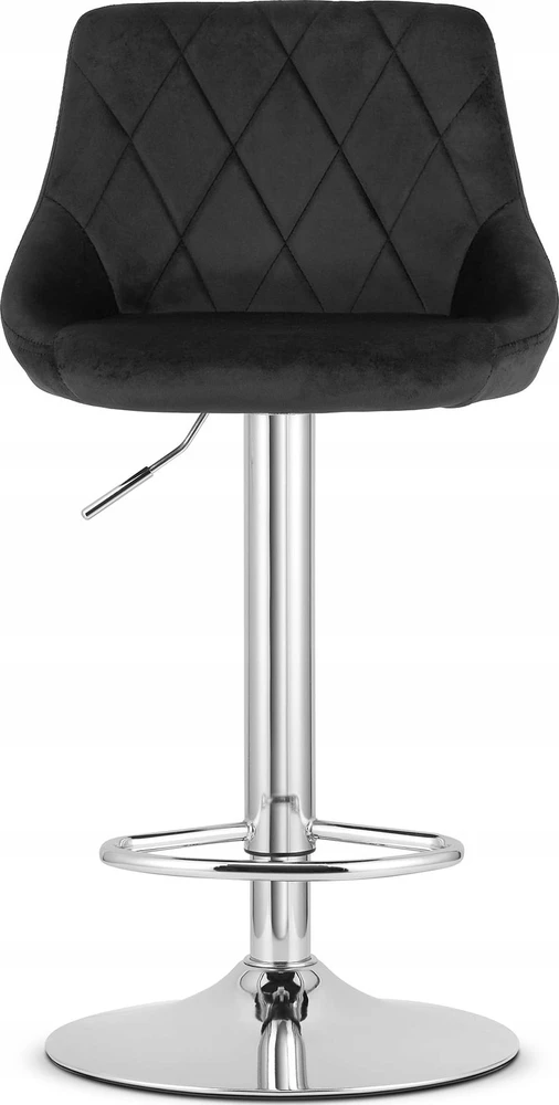 Leobert Baro kėdės KAST, reguliuojamo aukščio, juodos, 85–105 cm, 2 vnt.