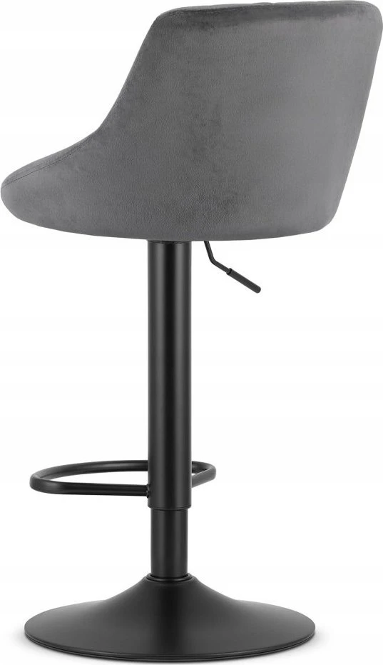 Oskar Bar chair Leobert Kast. matte. pilkas. 49x45.5x85-105 cm