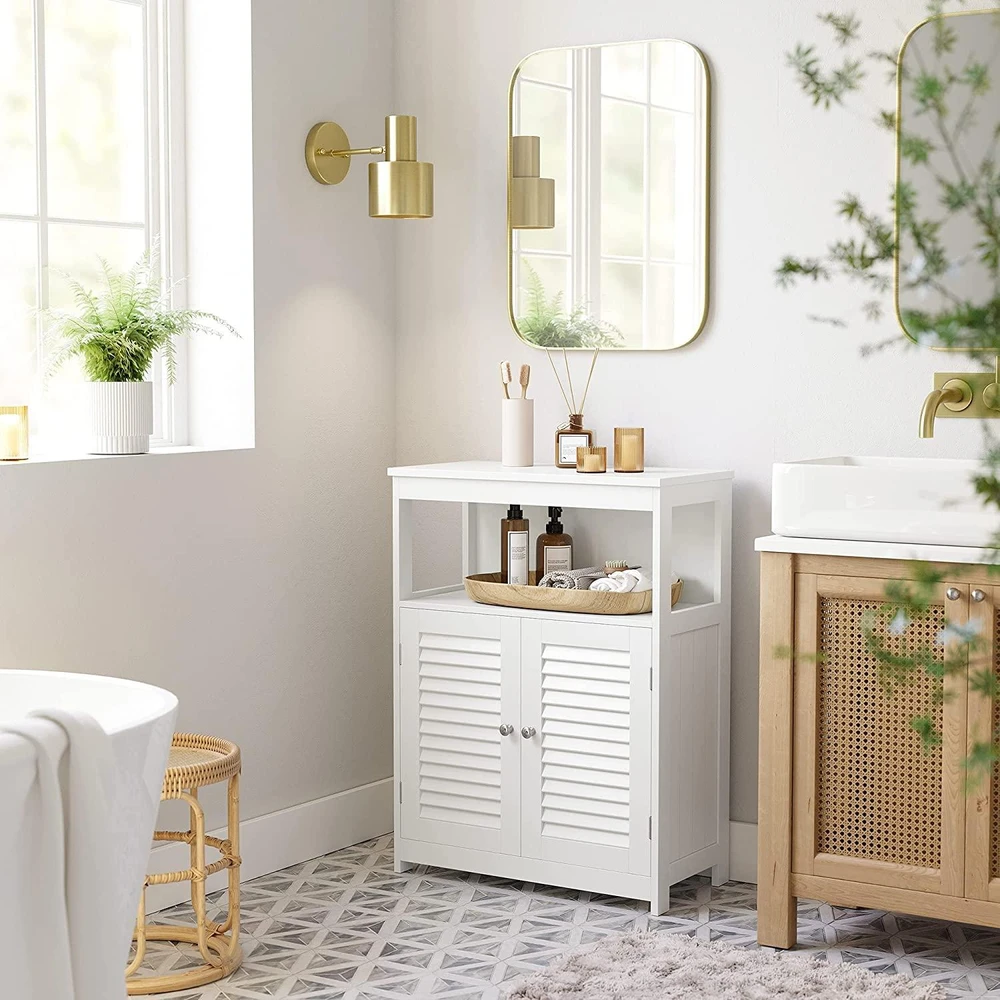 Songmics Vasagle Badezimmerschrank mit offenem Fach