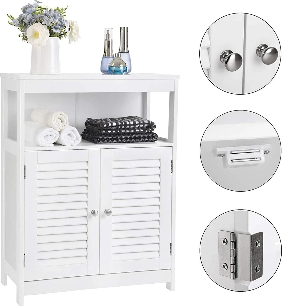 Songmics Vasagle Badezimmerschrank mit offenem Fach