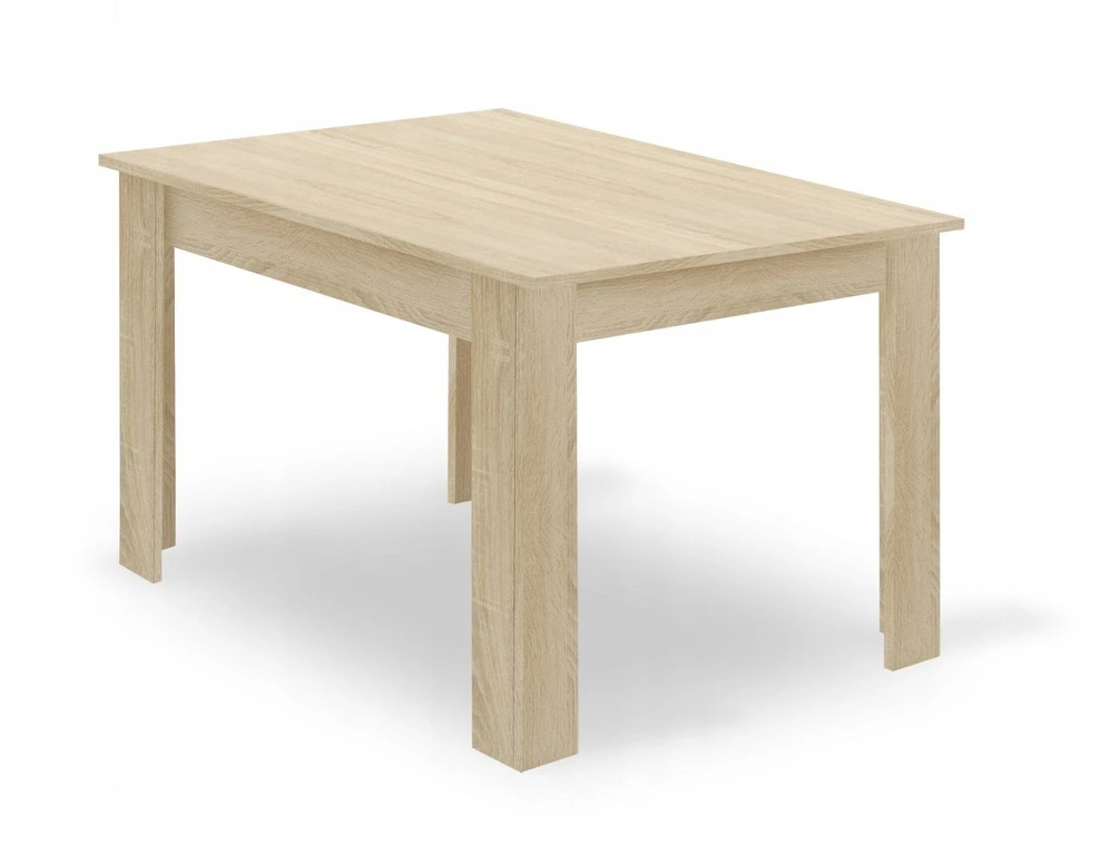 Lauko baldų komplektas Valora Stalo ir 4 kėdžių komplektas, ąžuolo sonoma / juodas, 120 × 80 × 75 cm