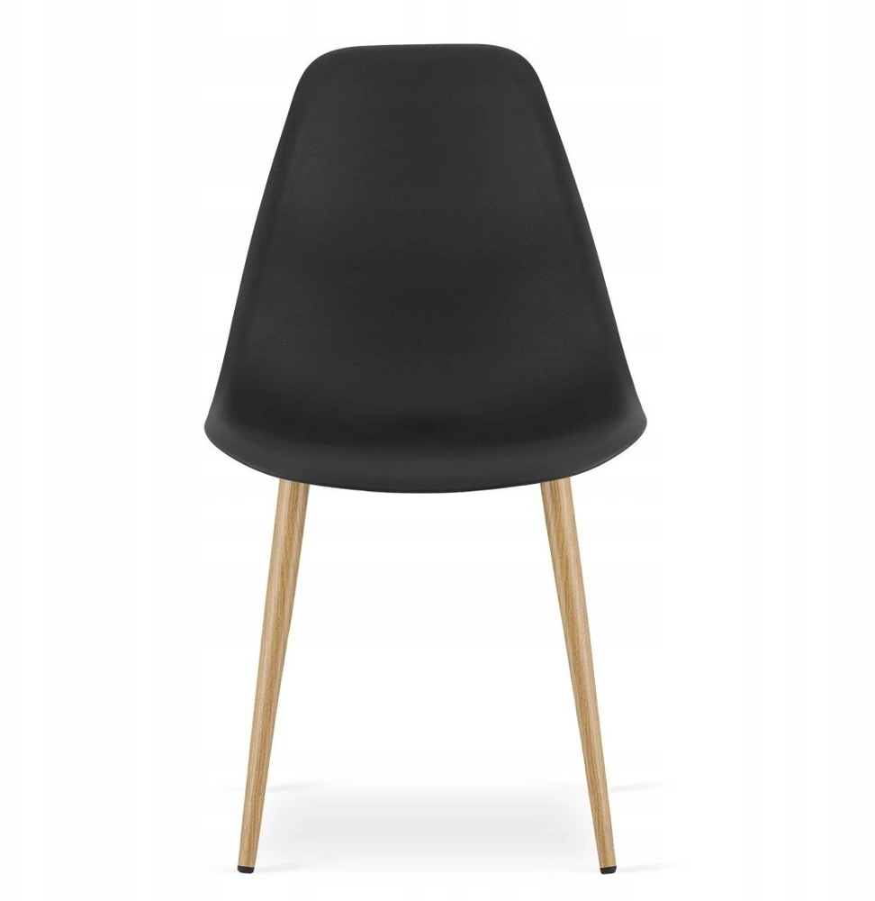 Lauko baldų komplektas Valora Stalo ir 4 kėdžių komplektas, ąžuolo sonoma / juodas, 120 × 80 × 75 cm