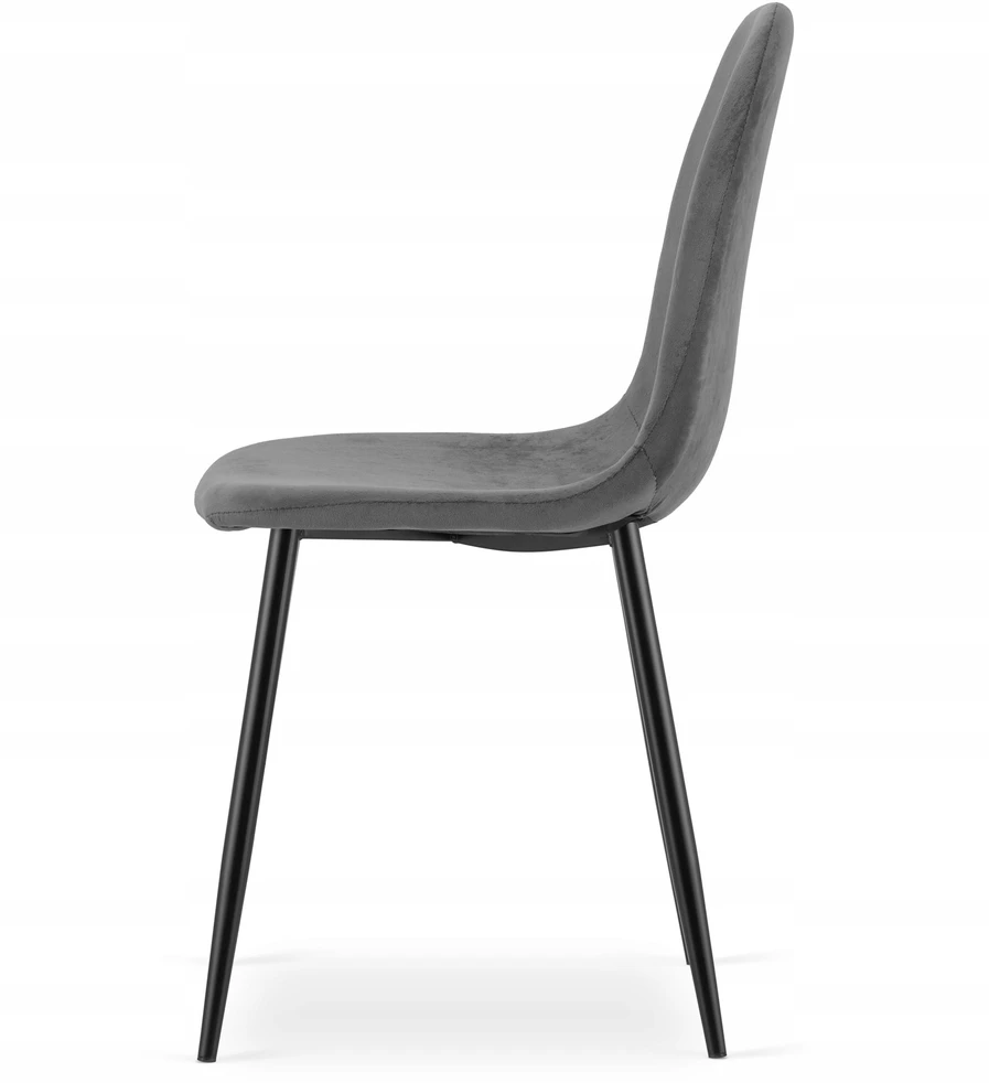 Leobert Vidaus kėdė PADVA, tamsiai pilka, 87 × 44,5 × 53 cm, 4 vnt.