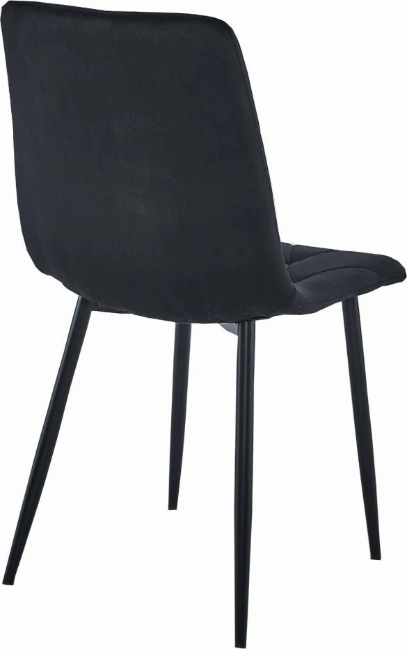 Leobert Kėdė LIBRA, aksominė, juoda, 88,5 cm, 2 vnt.