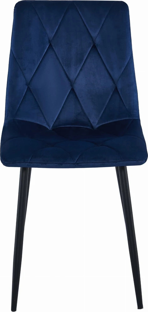 Leobert Kėdė LIBRA, aksominis audinys, metalinės kojos, tamsiai mėlyna, 88,5 cm