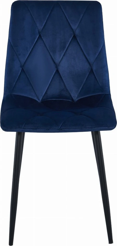 Leobert Kėdė LIBRA, aksominio audinio, tamsiai mėlyna, 88,5 cm, 2 vnt.