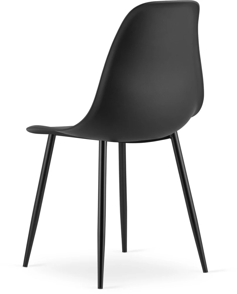Valora Kėdė WAT su reguliuojamomis metalinėmis kojomis, juoda, 84 × 46 × 51 cm, 4 vnt.