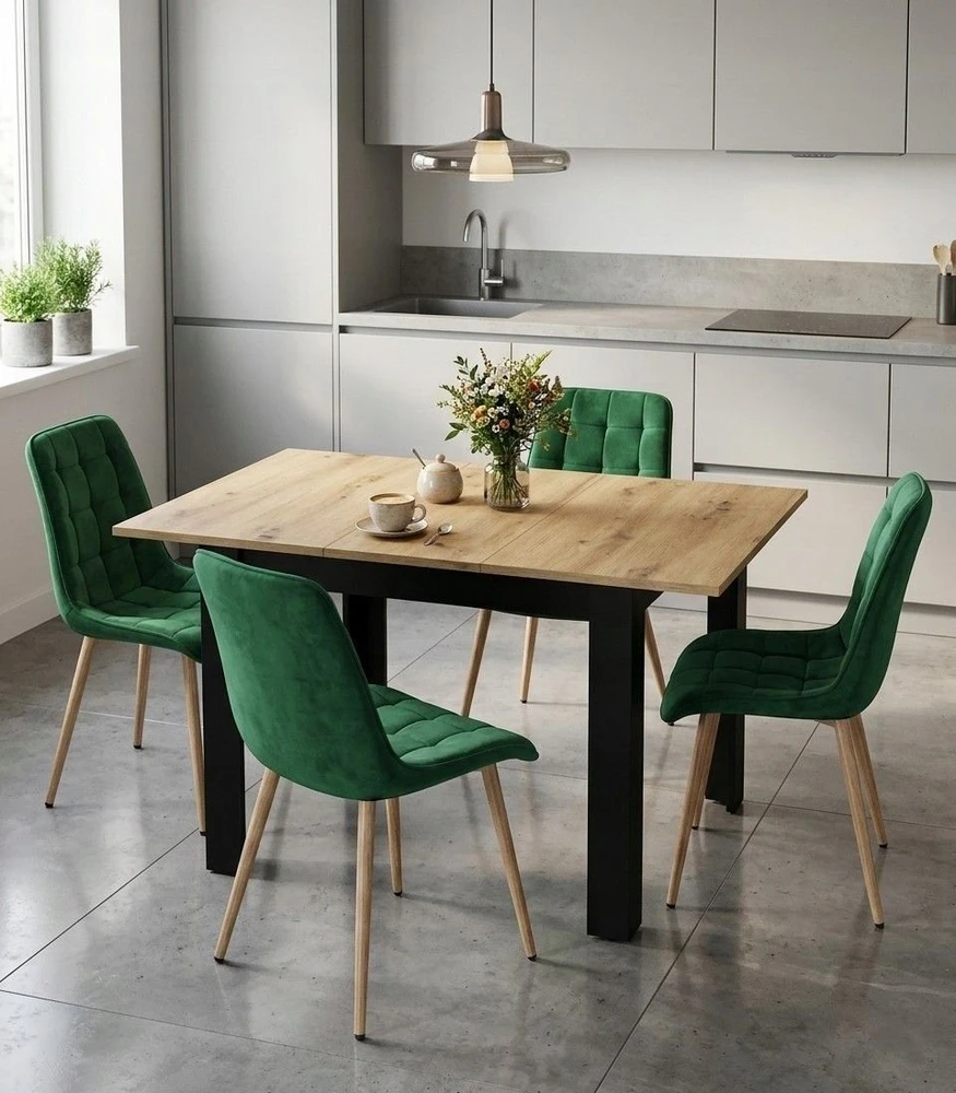 Leobert Vidaus kėdė SPLIT, žalia, 88 × 49 × 60 cm
