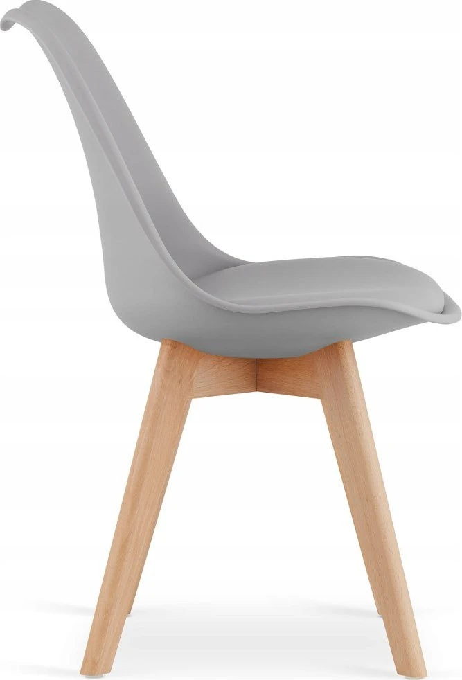 Lauko baldų komplektas Leobert Stalo ir 4 kėdžių komplektas MARK, Sonoma ąžuolo, baltos ir pilkos spalvų, 120 × 80 cm