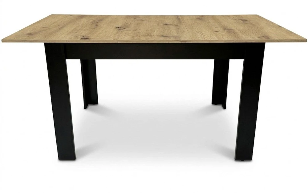 Leobert Stačiakampis išsiskleidžiamas stalas 120–160 × 80 cm