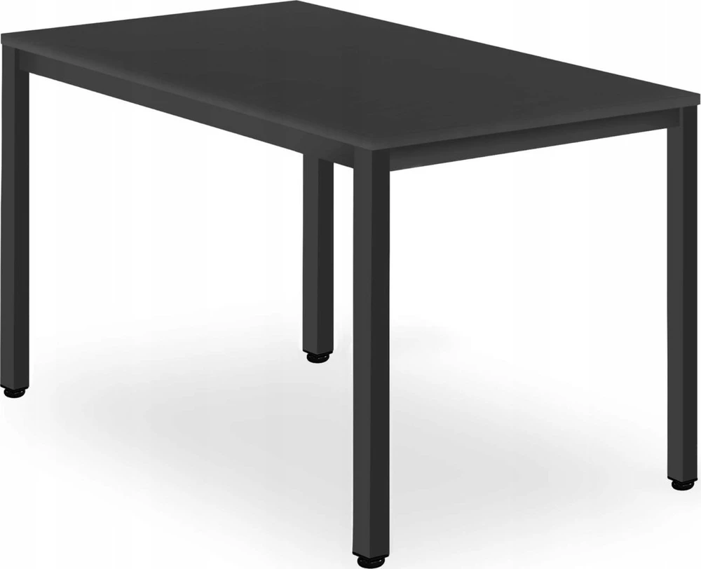 Leobert TESSA stalas 120cm x 60cm - juoda / juoda kojelės