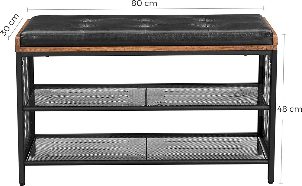 Leobert Songmics Lentyna batams-minkštasuolis LBS75X, ruda/juoda