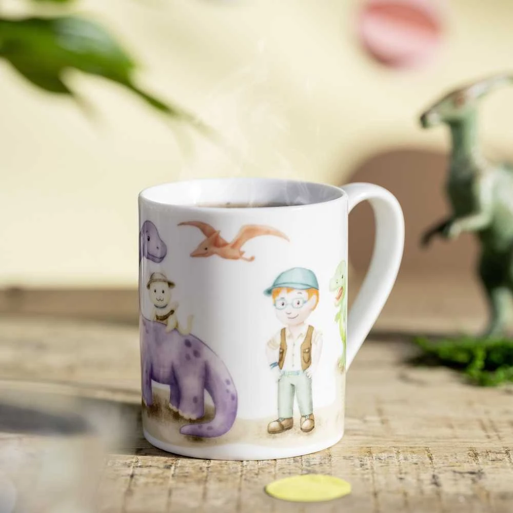Leonardo 3 vaikiškų indų rinkinys dinozauras BAMBINI AVVENTURA -