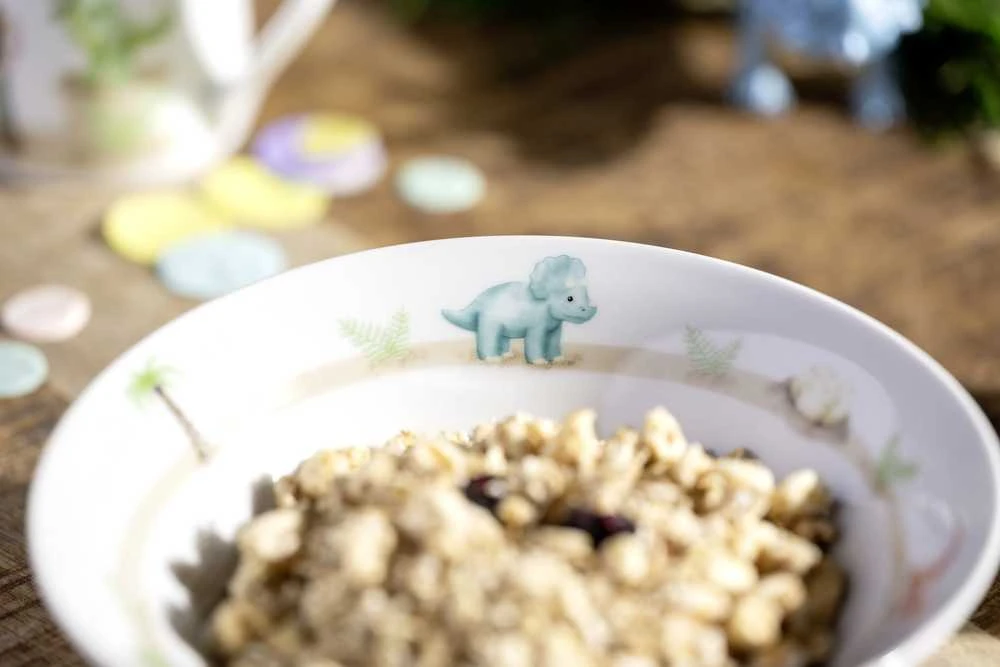 Leonardo 3 vaikiškų indų rinkinys dinozauras BAMBINI AVVENTURA -