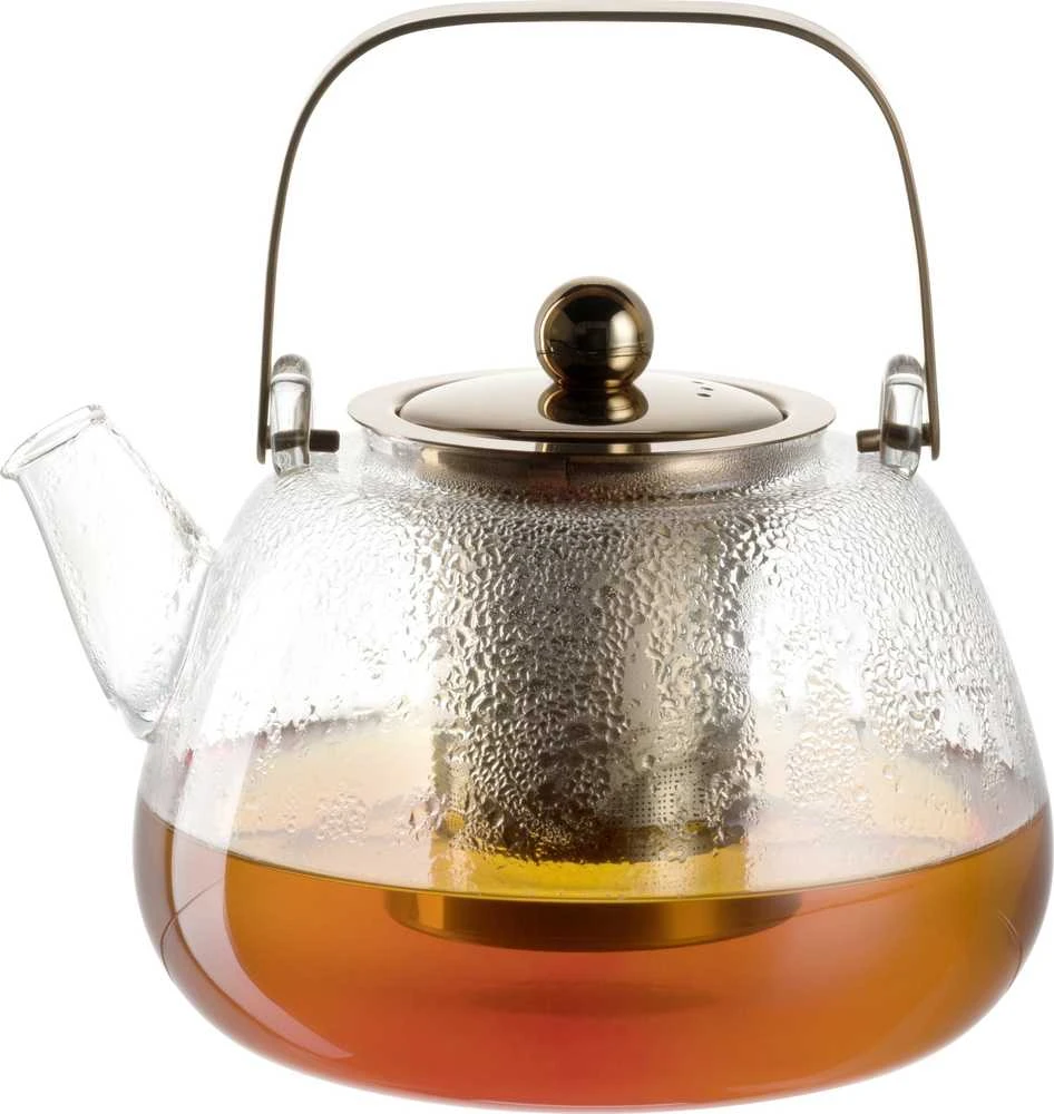 LEONARDO Tè per te, Vienvietis arbatinukas, 1200 ml, Permatomas, Stiklas, Užpilo filtras, 160 mm
