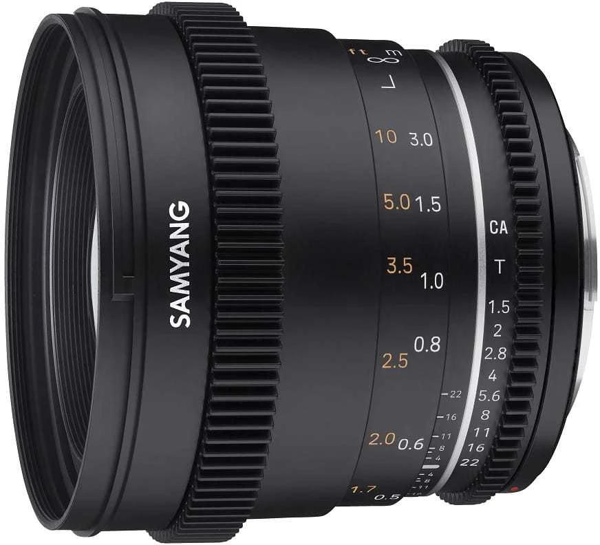 Objektyvas SAMYANG 50MM T1.5 VDSLR MK2 CANON EF
