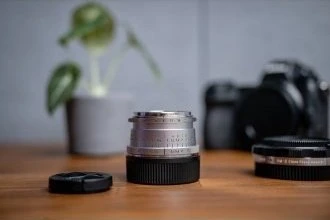 Objektyvas Obiektyw Voigtlander Obiektyw Color Skopar II Vintage Line 21 mm f/3,5 do Leica M - sidabrinė