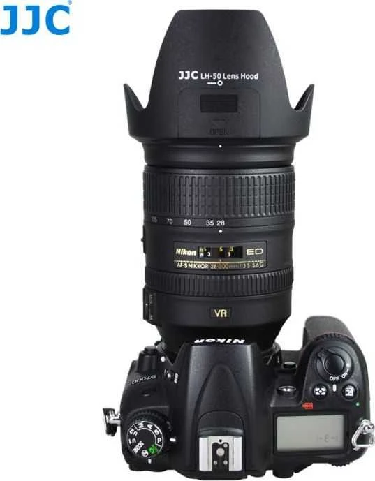 JJC Hb-50 Hb50 gaubtas, skirtas Nikon Nikkor AF-s 28-300mm / šoninė skylė