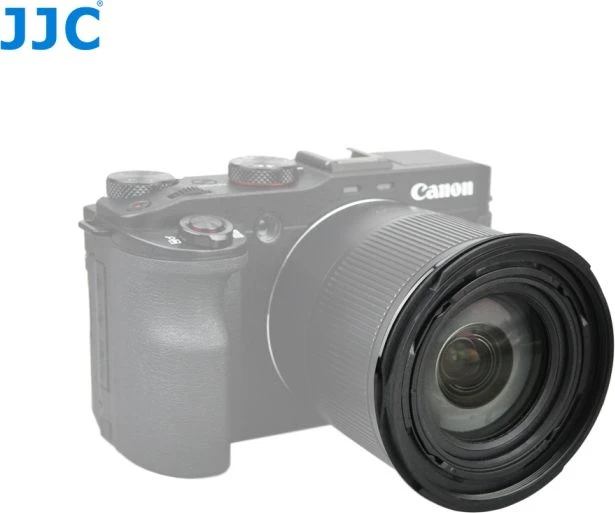 JJC Objektyvo gaubtas Lh-dc100 + adapteris FA-dc67b 67 mm, skirtas „Canon Powershot G3x“ / „Sx60 HS“ / „Sx50 HS“ / „Sx40 HS“ / „Sx30 IS“