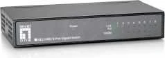 Šakotuvas Level One Carruzzo LevelOne GEU-0822 tinklo komutatorius Ne-valdomas Gigabit Ethernet (10/100/1000) Juoda