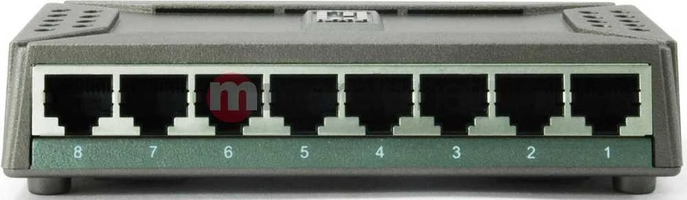 Šakotuvas Level One LevelOne FSW-0808TX Ne-valdomas Fast Ethernet (10/100) Pilka