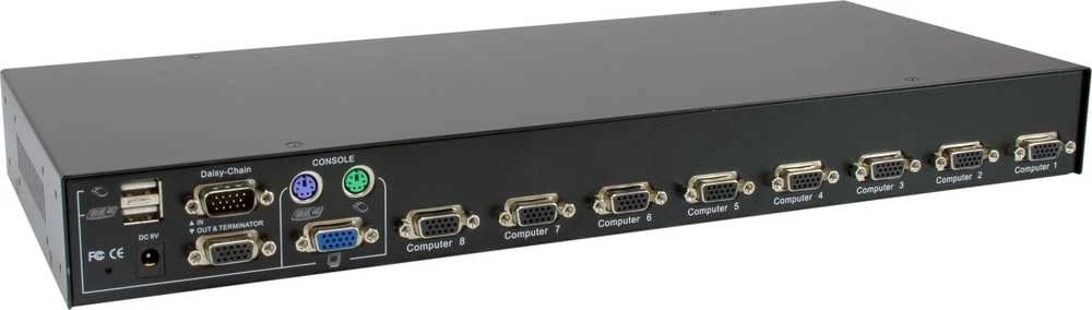 Level One Carruzzo LevelOne KVM-3208 KVM jungiklis Stovo montavimas Juoda