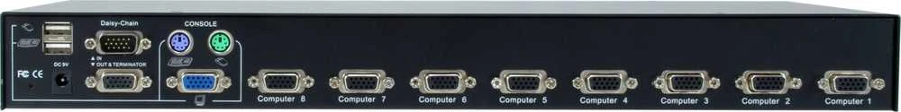 Level One Carruzzo LevelOne KVM-3208 KVM jungiklis Stovo montavimas Juoda