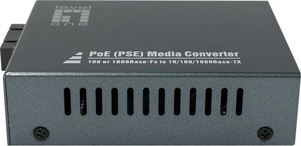 Šakotuvas Level One Carruzzo LevelOne GVT-2013 tinklo medijos keitiklis 1000 Mbit/ai 850 nm Keli režimai Pilka