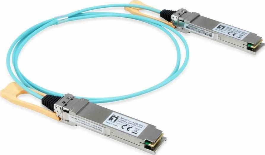 Level One „LevelOne SFP“ modulis „LevelOne AOC-0503“ tinklo siųstuvo-imtuvo modulis Šviesolaidinis 103100 Mbit/s QSFP28 850 nm