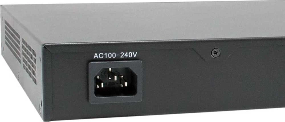 Šakotuvas Level One Carruzzo LevelOne GEP-2021 tinklo komutatorius Ne-valdomas Gigabit Ethernet (10/100/1000) Maitinimas per Eternetą (PoE) 1U Juoda
