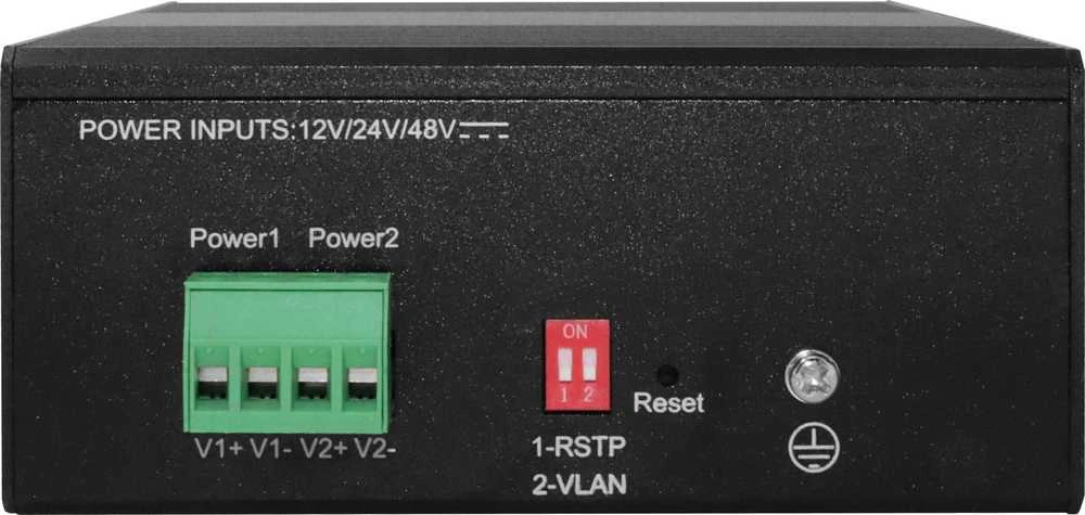 Šakotuvas Level One Switch LevelOne IGS-2110 Zarządzany L2 8xGE/2xSFP IP30 Juodas