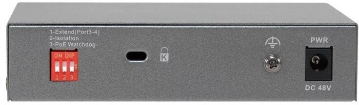 Šakotuvas Level One Carruzzo LevelOne GEP-0531 tinklo komutatorius Ne-valdomas L2 Gigabit Ethernet (10/100/1000) Maitinimas per Eternetą (PoE) Stalinis / tvirtinamas prie sienos Pilka