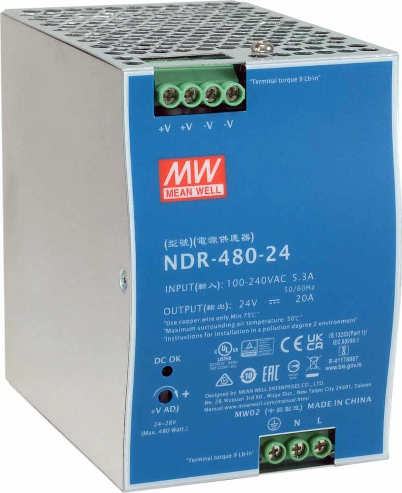 POW-2462 24V 480W pramoninis maitinimo blokas