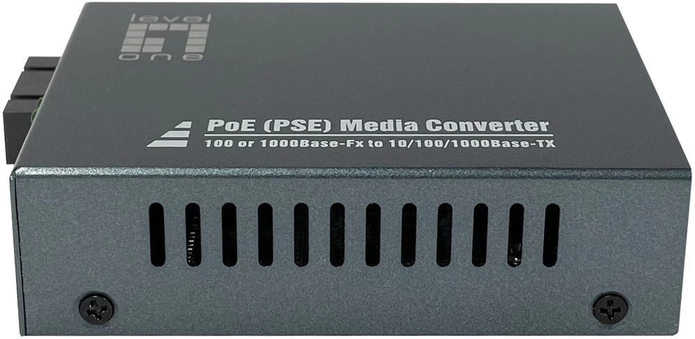 Level One „LevelOne“ medijos keitiklis RJ45->SC GE SM PoE 30W 1310nm 20km