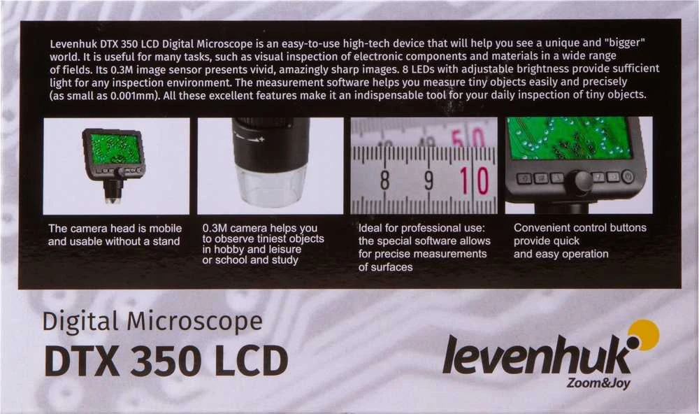 Skaitmeninis mikroskopas Levenhuk DTX 350 LCD 20x-600x