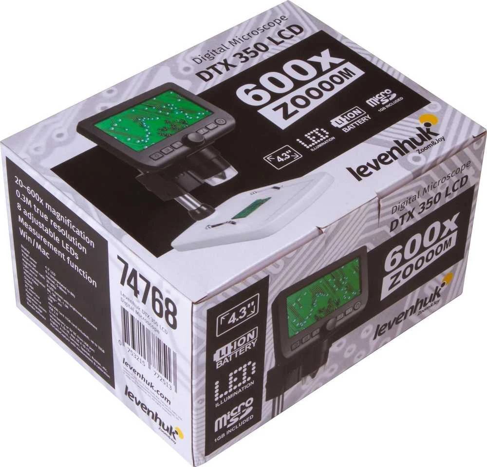 Skaitmeninis mikroskopas Levenhuk DTX 350 LCD 20x-600x