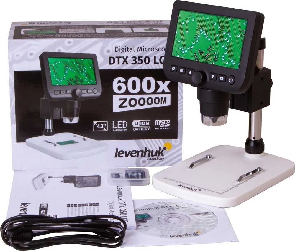 Skaitmeninis mikroskopas Levenhuk DTX 350 LCD 20x-600x