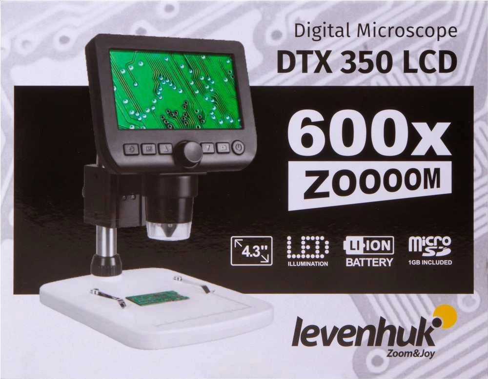 Skaitmeninis mikroskopas Levenhuk DTX 350 LCD 20x-600x