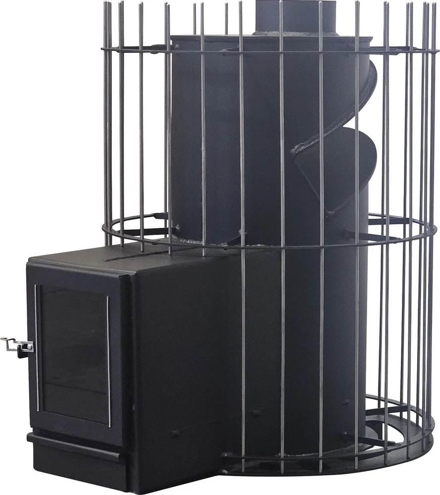 Levenhuk Malkomis kūrenama pirties krosnelė Kalvis PR3-SN, 10 kW, juoda