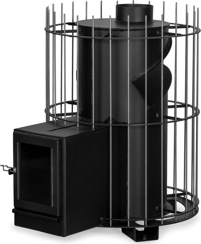 Levenhuk Malkomis kūrenama pirties krosnelė Kalvis PR3-SN, 10 kW, juoda
