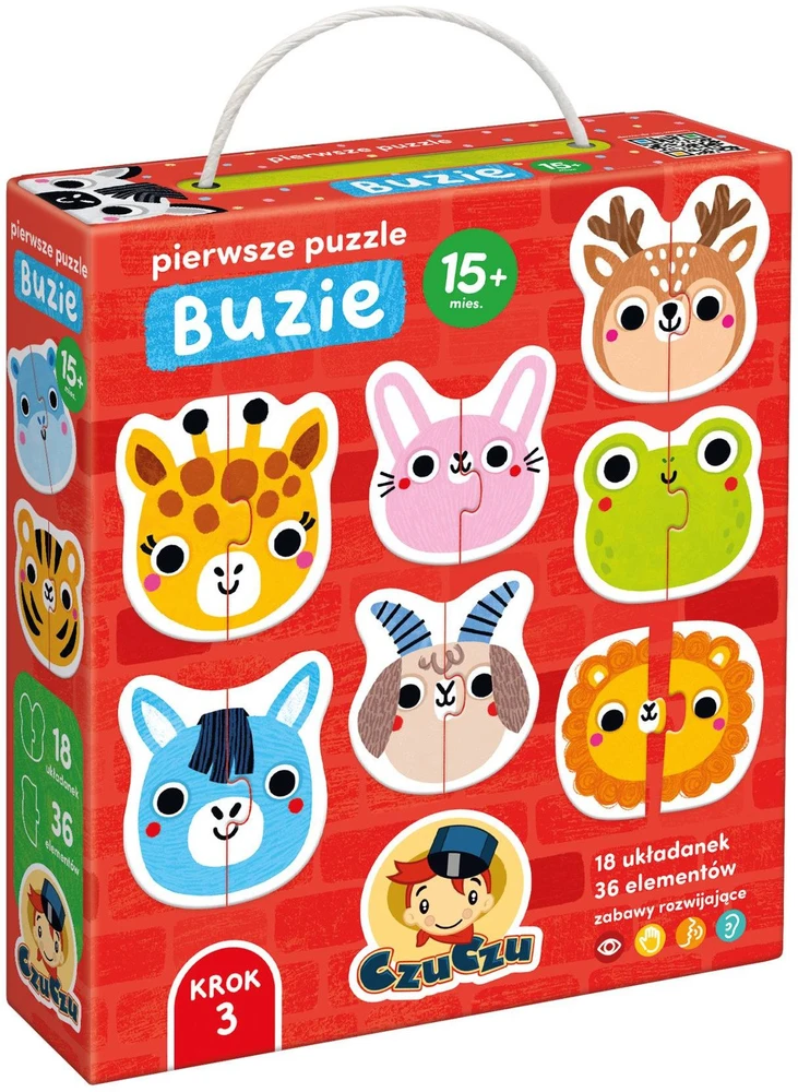 Dėlionė CzuCzu First Puzzle Faces ZA6099
