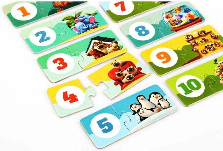 Levenya Dėlionė patiems mažiausiems Puzzlika MANO DRAUGAI, 20 didelių detalių